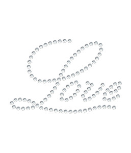 Rhinestone Iron On - EXPRESSION -LOVE 5" Rhinestone Iron On - EXPRESSION -LOVE 5"