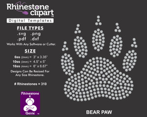 BEAR PAW 5" - Digital Download BEAR PAW 5" - Digital Download