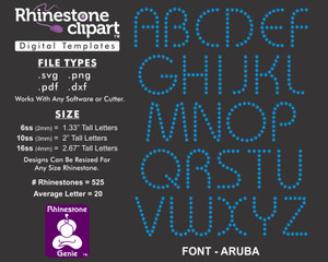 FONT - ARUBA 2" - Digital Download FONT - ARUBA 2" - Digital Download