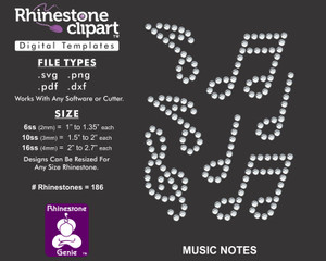 MUSIC NOTES 001 - Digital Download