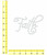 Rhinestone Iron On - EXPRESSION - FAITH 5"