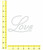 Rhinestone Iron On - EXPRESSION -LOVE 5"