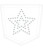 Rhinestone Iron On - POCKET - STAR Rhinestone Iron On - POCKET - STAR