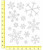 Rhinestone Iron On - SNOWFLAKES 1" to 4"