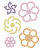FLOWERS 1.25" to 2.5" - Digital Download FLOWERS 1.25" to 2.5" - Digital Download