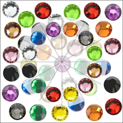 Genie Crystal SS20 Rainbow AB Rhinestones,2016 Pcs 5 mm Multi AB Color Rhinestone,Glue on Glass Gems Stones for Crafts,Shoes,Dress,Clothing,Makeup