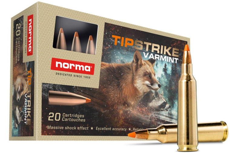 22-250 Polymer Tip 55g Tip Strike Ammo