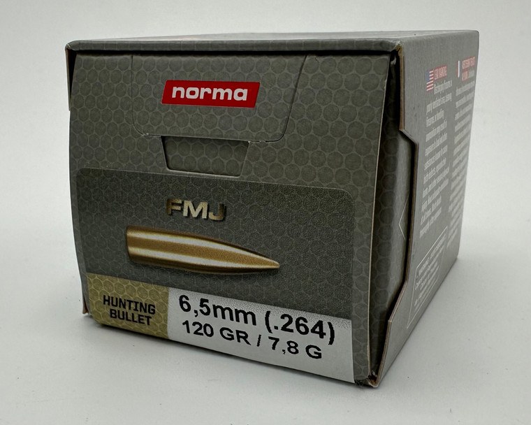 6.5mm 120gr FMJ