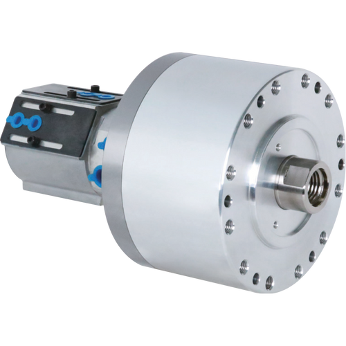 Y-RE Series Closed-Center Hydraulic Cylinder with Proximity Switch Brackets | Rotary Union Included