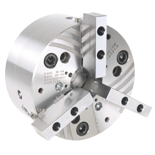 6" QJC Series Power Chuck | 3-Jaw, Quick Jaw Change Power Chuck