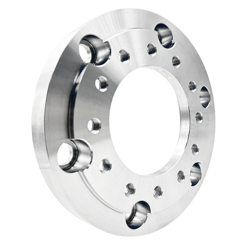 Adaptor plate for 6" HC, HCH, HS, HSL, HCL, MH, HS, or HS hydraulic chuck (A2-6 spindle) - 3 jaw only