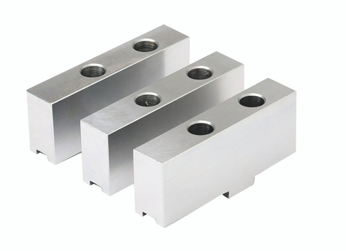 Tongue & Groove Soft Top Jaws for QJC Series Quick Jaw Change Chuck