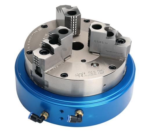 RTC Series Rotary Table Chuck with Built-In Self-Contained Cylinder