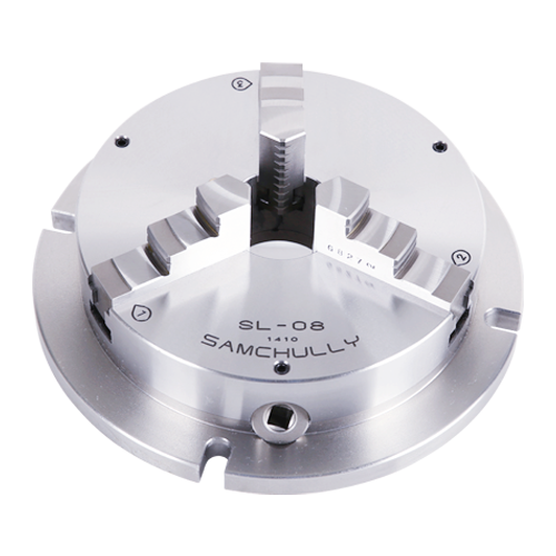 SL Series Stationary Scroll Chuck with Solid Jaws