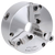 FTC-310HA06A 12.0" 3-Jaw, front-mounting scroll chuck with 2-piece jaws; 100mm bore; 10 ~ 300mm external clamping range on diameter; 86mm ~ 290mm internal clamping range on diameter; 55KN maximum static gripping force; 2200 max rpm; includes one set of reversible hard, soft jaws, and A2-6 adapter for Haas
