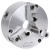 4.5" 3-Jaw, front-mounting scroll chuck with 2-piece jaws and set-rite concentricity feature; 24mm bore; 3 ~ 95mm external clamping range on diameter; 29mm ~ 84mm internal clamping range on diameter; 12KN maximum static gripping force; 2500 max rpm; includes one set of reversible hard, soft jaws, and Haas 20-2774 adapter
