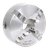 SF Series 4-Jaw Rear-Mount Scroll Chuck with Solid Jaws