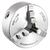 Rear-Mounting Scroll Chuck with Solid Jaws