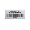 Label Metálico para Inventario o control de equipos.  Con Numero Consecutivo o Barcode Fijo.
Si el barcode cambia lleva un costo adicional. Favor solicitar estimado. 
Sujeto a ciertas restricciones  Label Metálico para Inventario o control de equipos.  Con Numero Consecutivo o Barcode Fijo.
Si el barcode cambia lleva un costo adicional. Favor solicitar estimado. 
Sujeto a ciertas restricciones