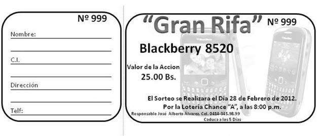Libreta de Rifa • Boletos de Rifa • Imprenta Online