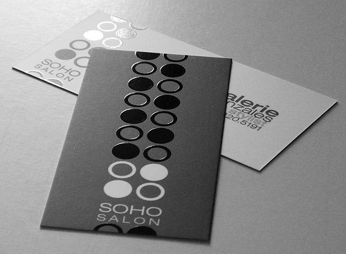 Tarjeta de Presentacion Seda con / Spot UV 16 pts Full Color Esquinas Cuadradas