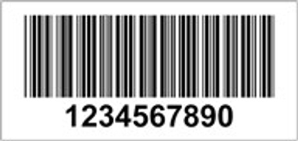 Label con Barcode y Numero Consecutivo