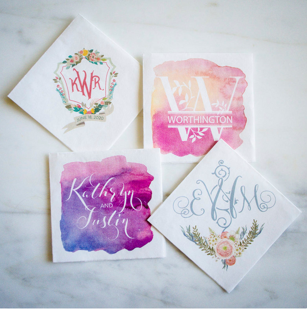 Servilletas de Cena para actividades Impresas full color Sin Ranuras 