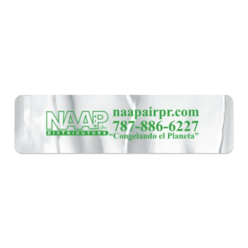 Roll Sticker 2 Colors PMS  6"x2" Numerado Entrega Gratis 