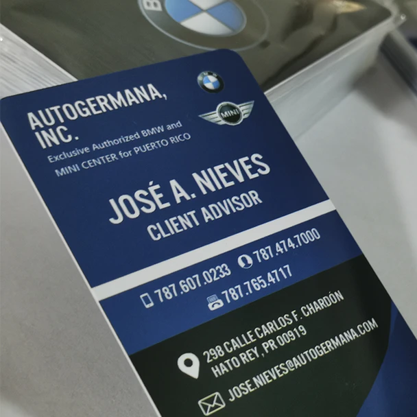 VIP 2.125" x 3.375" Perforada y Laminada Entrega Gratis todo Puerto Rico