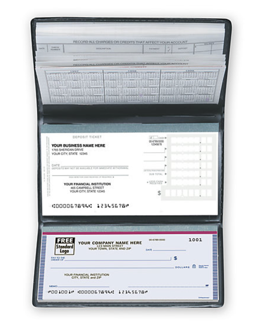 Cheque Full Label 100 Cheques de Negocio Compacto - Tamaño Personal de 1-Parte - Entrega ...