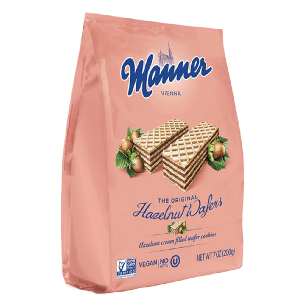 Manner Cream Filled Hazelnut Wafers in Bag