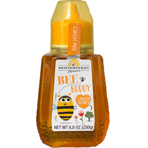 Breitsamer Bee Buddy German Linden Blossom Honey 8.8 oz in squeeze