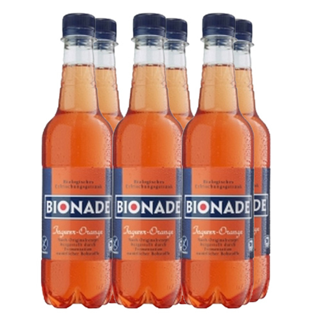 Bionade Orange-Ginger Organic Fermented Soda-6 pack