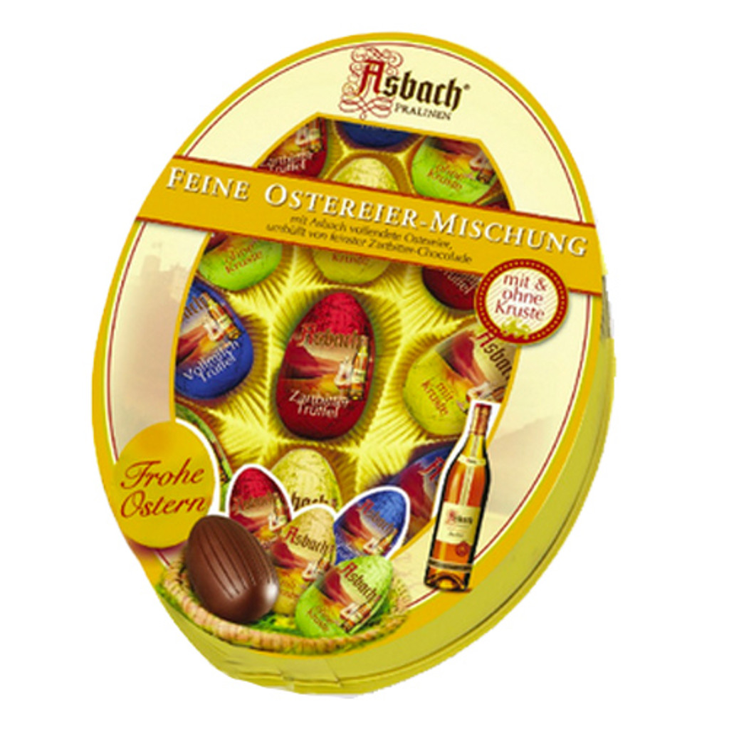 Asbach Brandy Filled Easter Eggs Oval Gift Box, 16.2 oz