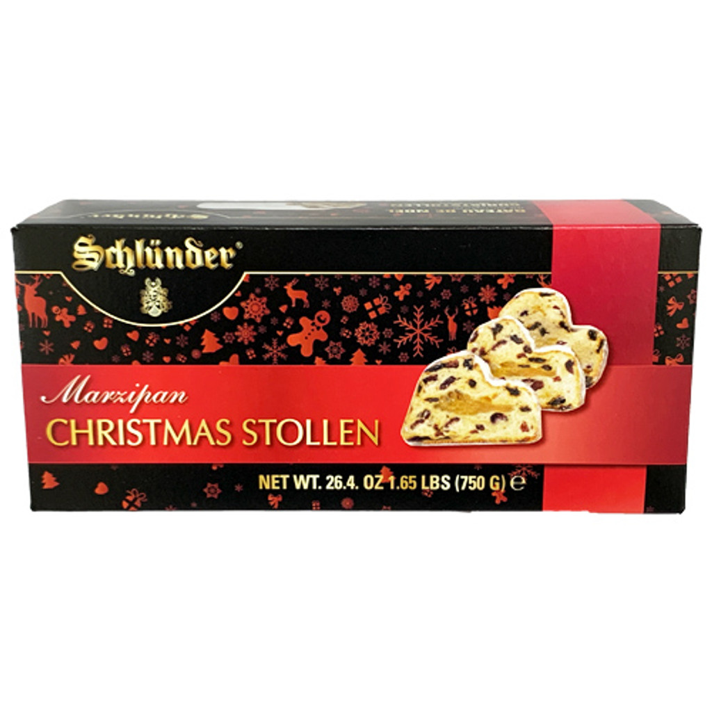 Schluender Traditional Marzipan Christ Stollen in Gift Box 26.4 oz