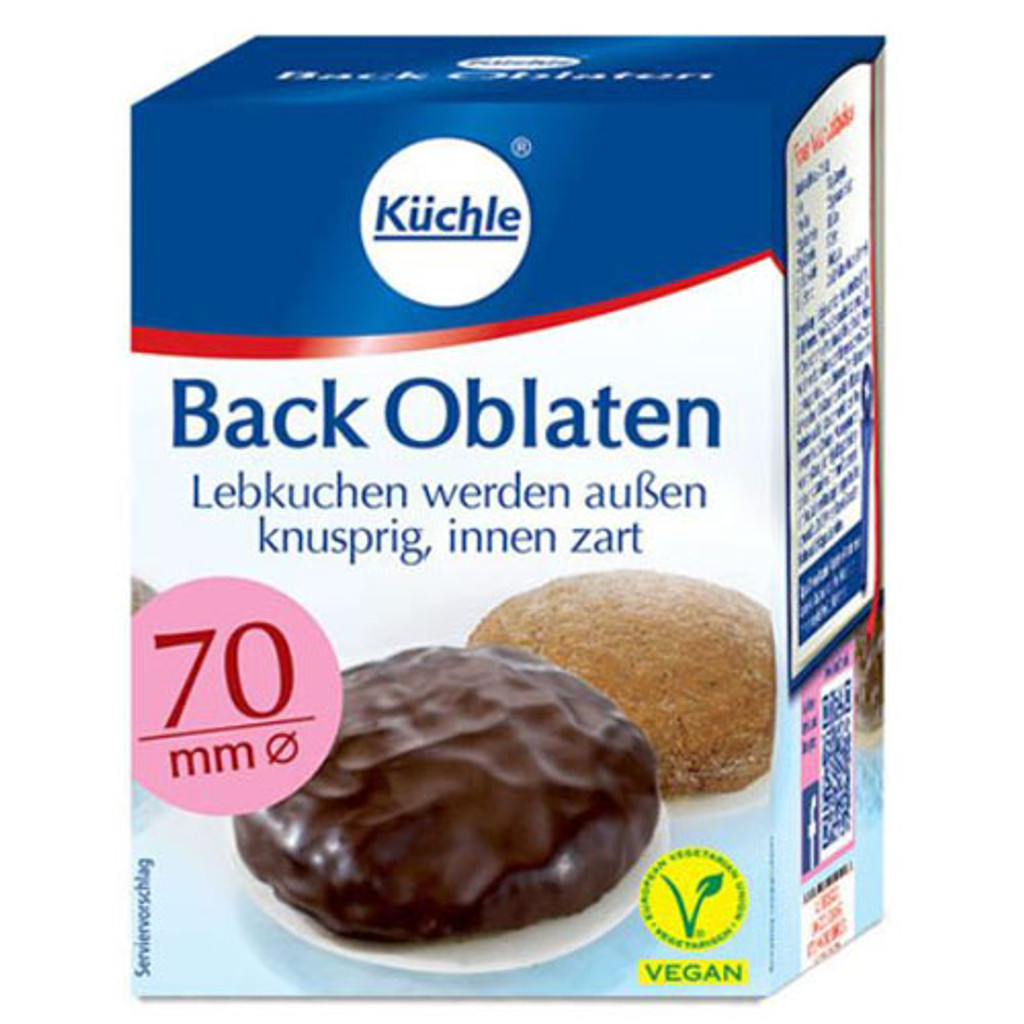 Kuechle Oblaten Round Baking Wafers 70mm 1.3 oz