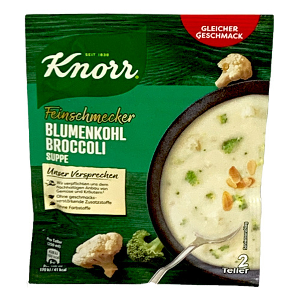 Knorr "Feinschmecker" Cauliflower and Broccoli Cream Soup, 2.2 oz