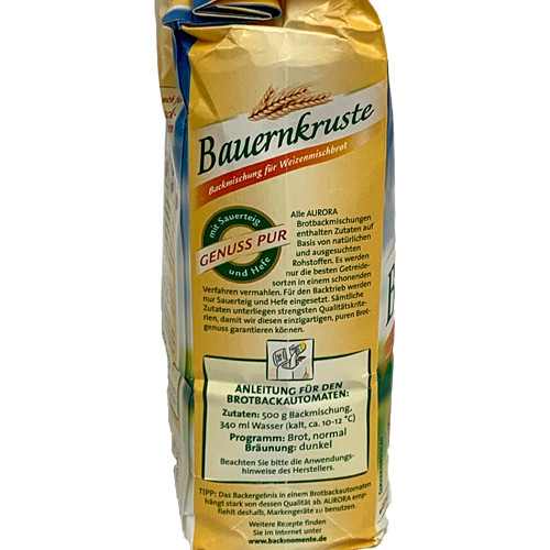 Aurora "Bauernbrot" Bread Flour Mix, Farmer-style Crust, 17.5 oz