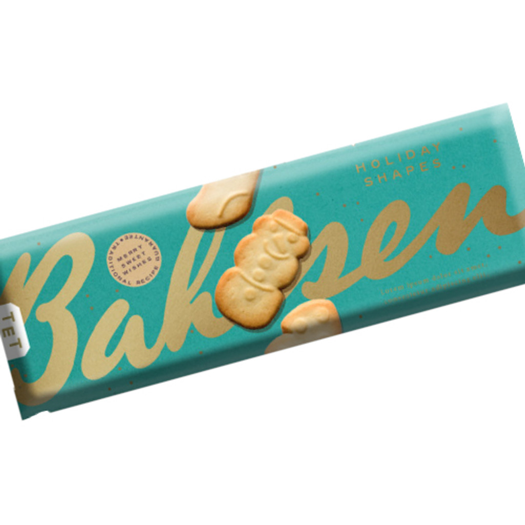 Bahlsen "Holiday Shapes" Butter Cookies, 4.4 oz.
