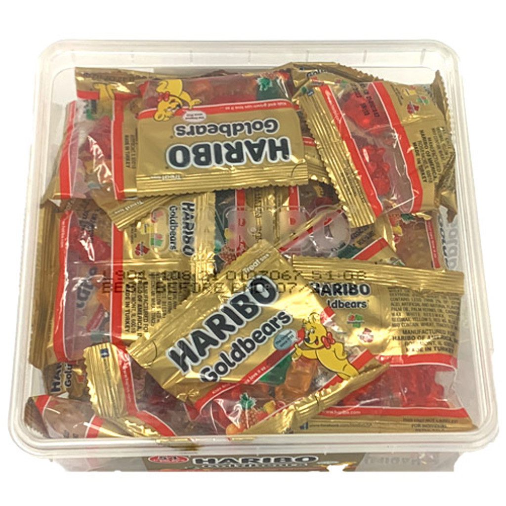 Haribo Gold Bears Mini Bags Snack Box, 54 ct