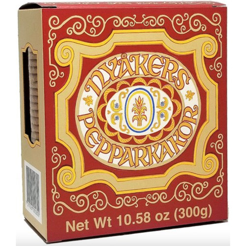 Nyakers Original Swedish Gingersnaps in Traditional Gift Box