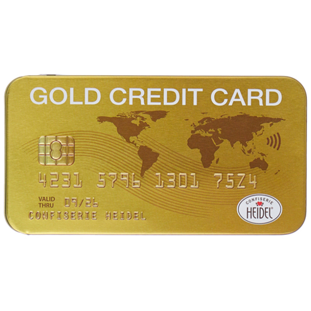 Heidel Gold Credit Card Milk Chocolate, 1.0 oz