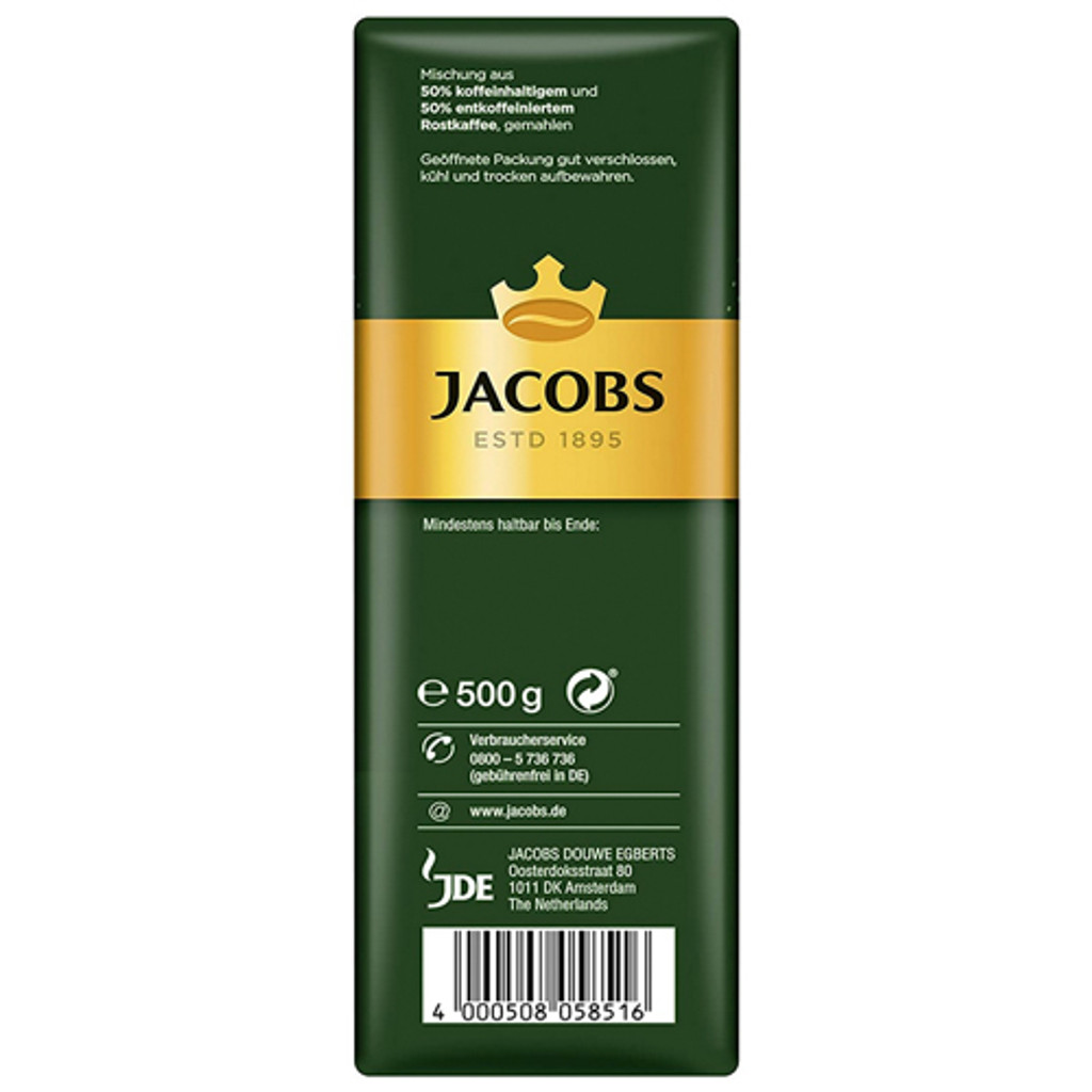 Jacobs Kroenung Balance Coffee, Ground, 17.6 oz.