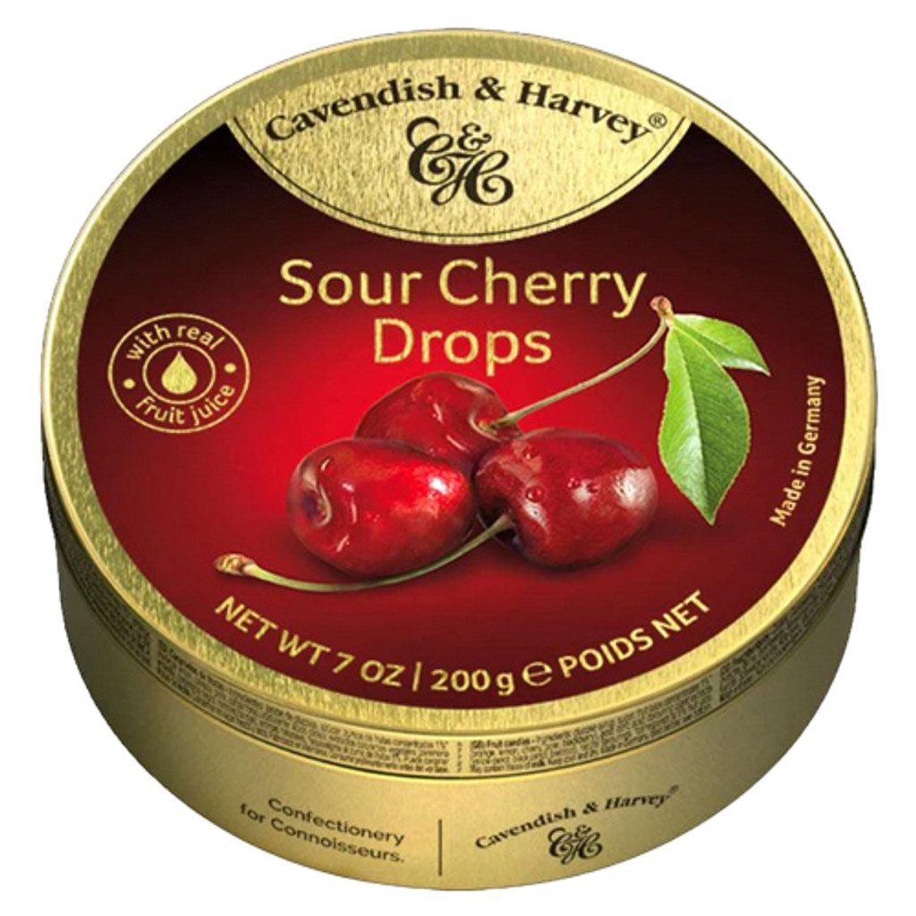 Cavendish & Harvey Cherry Fruit Candy Drops