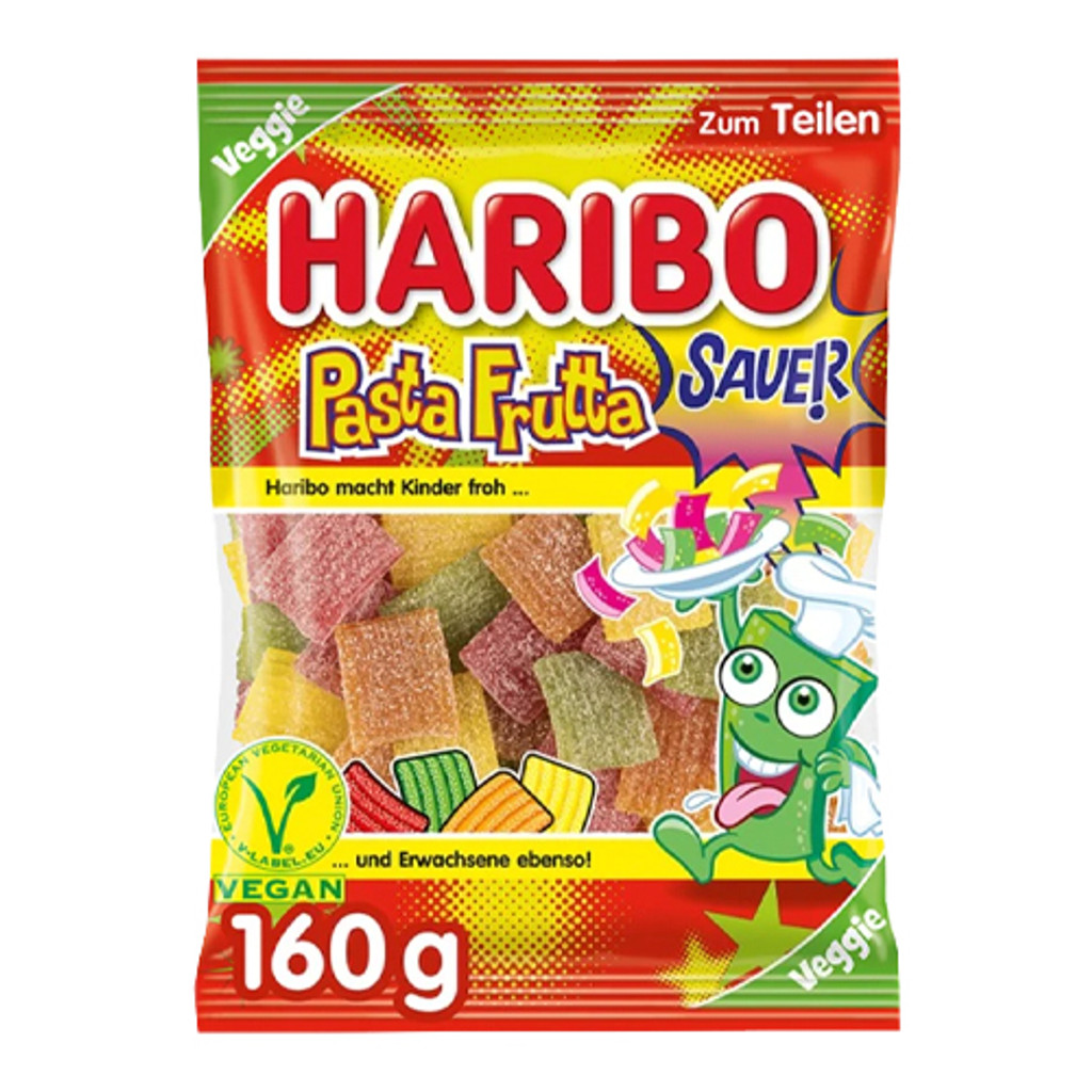 Haribo "Pasta Frutta“ Sour Gummy Bear, 6.2 oz