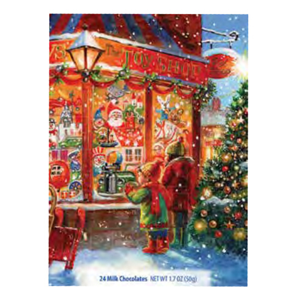 Erika's Milk Chocolate Nostalgic Advent Calendar Red, 1.7 oz