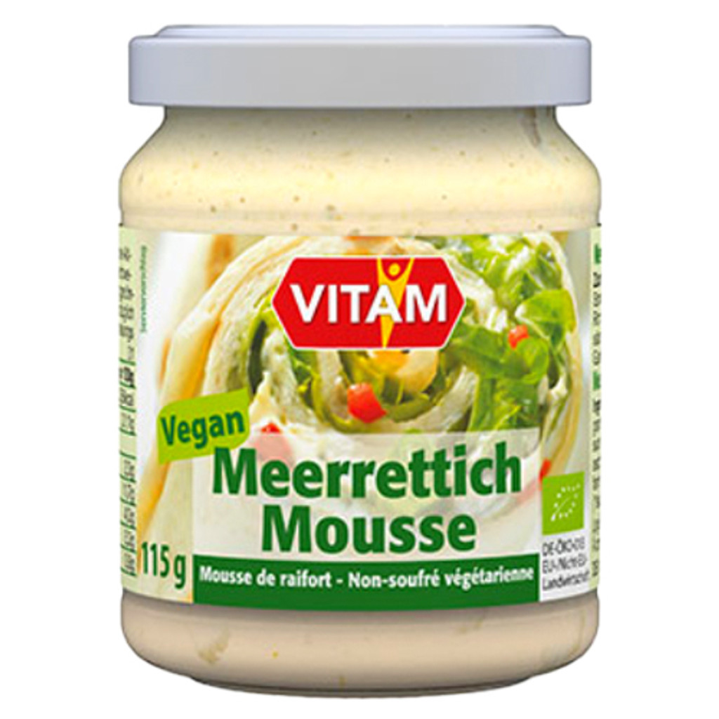 Vitam Spicy Prepared German Horseradish, vegan, 4.1 oz