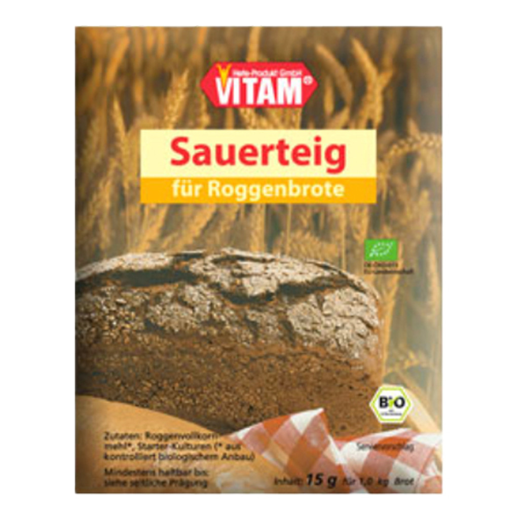 Vitam Organic Rye Flour Sour Dough Mix, 15g
