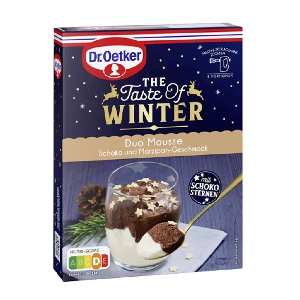 Dr. Oetker Marzipan Chocolate Mousse Christmas Desssert