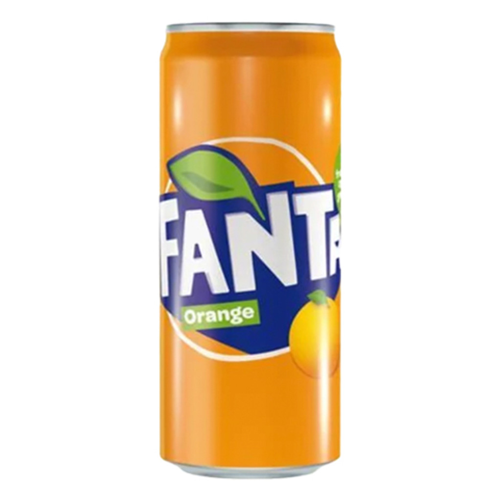Fanta Orange Soda in Can, 11.2 oz - bottled in Germany